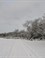 Duinpad in de sneeuw