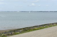 Uitzicht vanaf de dijk