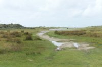 Zover stroomt de zee het duingebied in