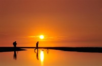 Zonsondergang Kwade Hoek met de fotografen Emral en Yilaydin
