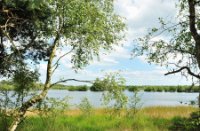 Uitzicht op het meer in Landgoed De Utrecht
