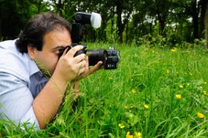 Fotograf Yilaydin maakt een foto van een bloem