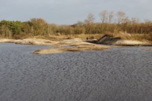 Plassen gevormd tijdens de herstel van duinen