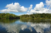 Weerspiegeling op de Baardwijkse Overlaat