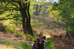 Wandelaars op De Meinweg