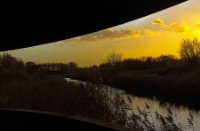 Landschapfoto vanuit kijkhut