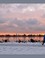 Kralingen Rotterdam op een winterse avond