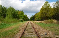 Spoorlijn te NP Meinweg, Landschap