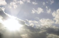 Zonneschijn voorafgaand aan een regenbui, Tongplaat in Dordrecht, natuurfreak
